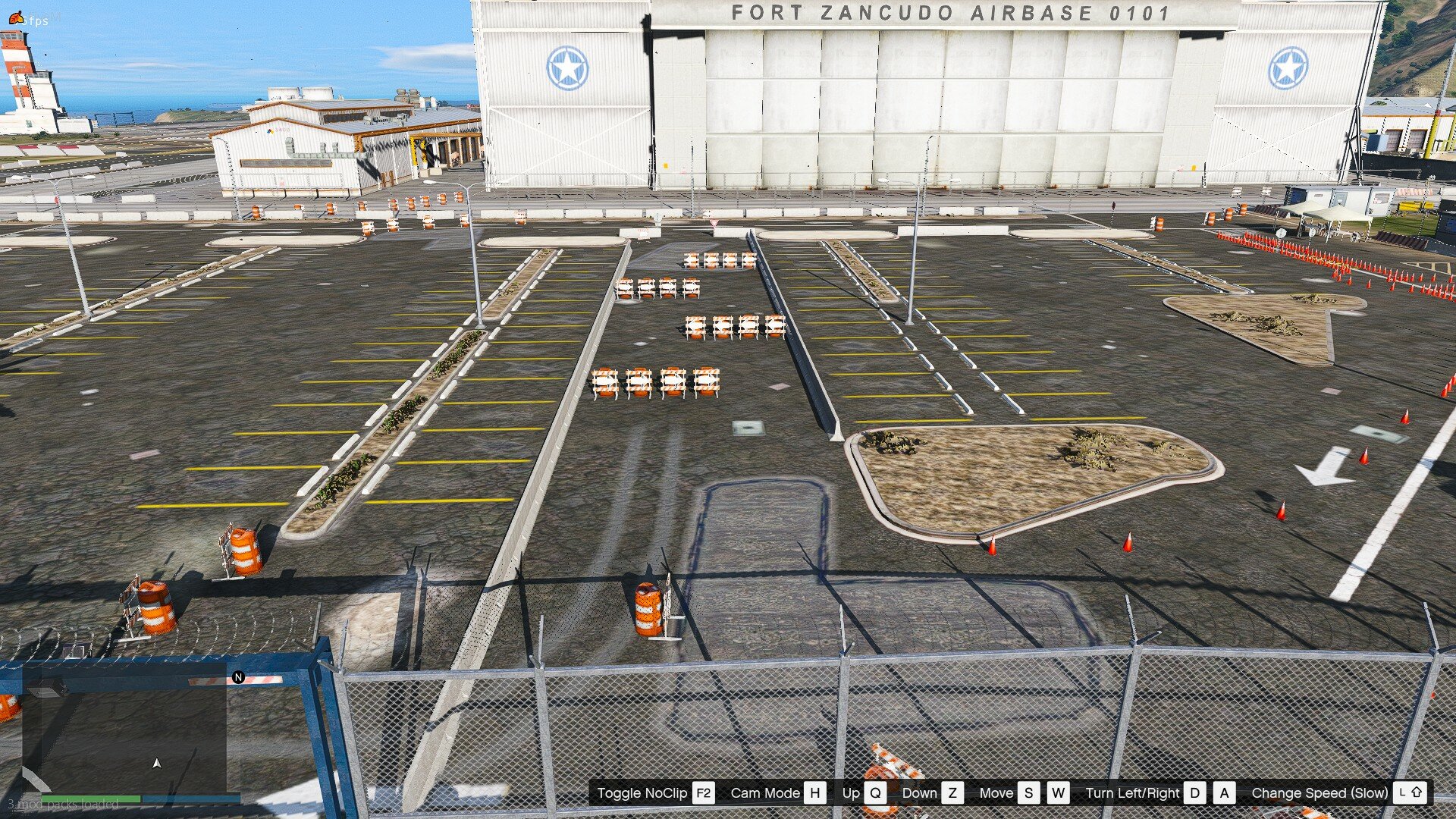  FiveM Ready Motorbike Evoc Course Fort Zancudo FiveMods